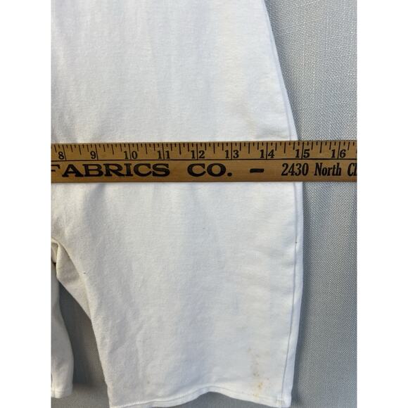 Vintage 90s Gilda Marx California Body Unitard Women Large White Workout Aerobic - Picture 6 of 11